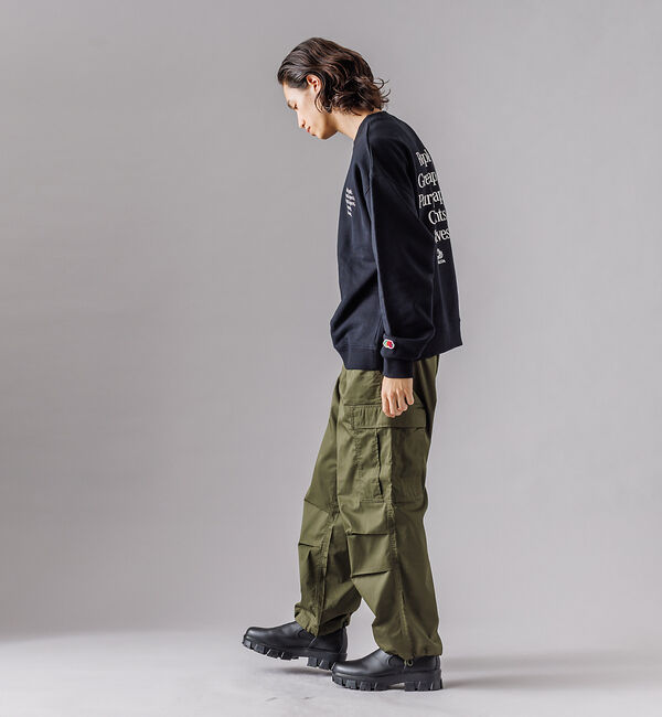 ABAHOUSE「【FRUIT OF THE LOOM】タイポグラフィ ヘビーオンス ルーズ クル」|スウェット・ジャージ|