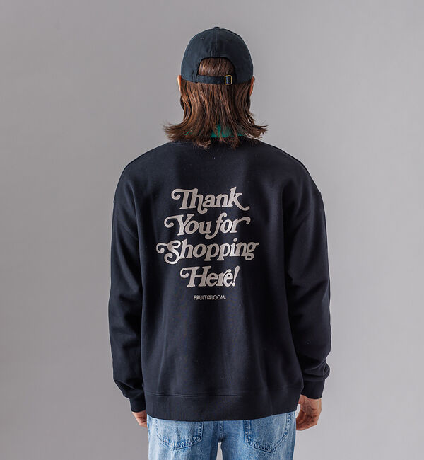 ABAHOUSE「【FRUIT OF THE LOOM】タイポグラフィ ヘビーオンス ルーズ クル」|スウェット・ジャージ|