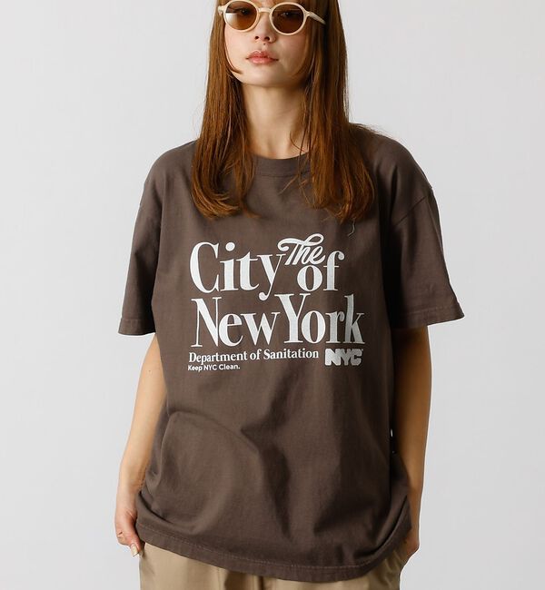 ABAHOUSE「【GOOD ROCK SPEED / グッドロックスピード】NYC/ NewYo」|Tシャツ・カットソー|ブラウン