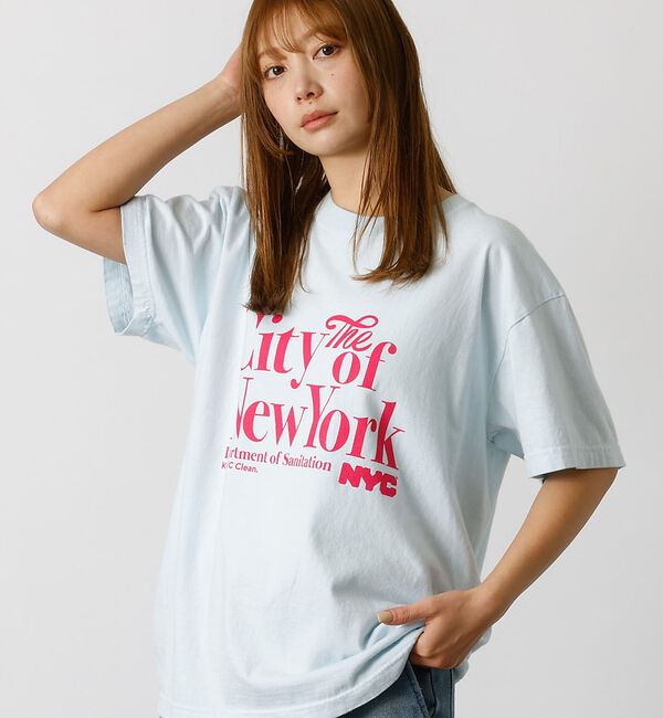 ABAHOUSE「【GOOD ROCK SPEED / グッドロックスピード】NYC/ NewYo」|Tシャツ・カットソー|ライトブルー