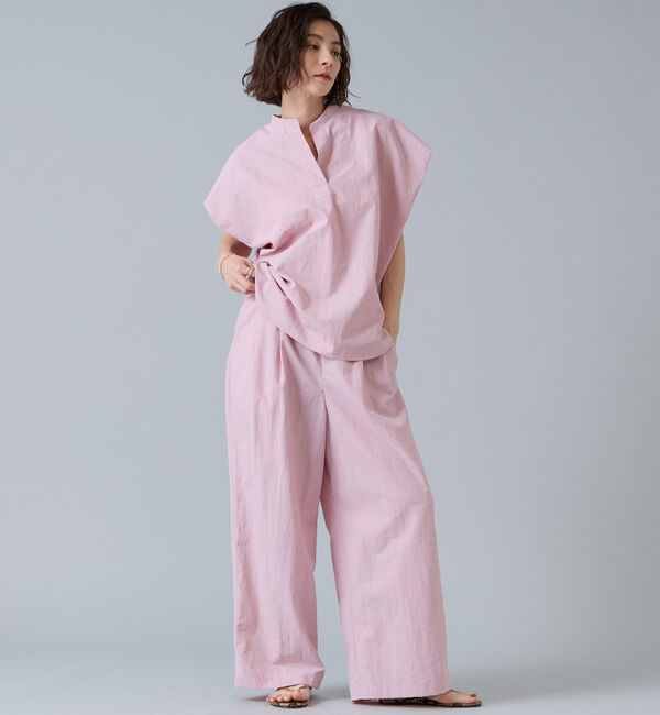 Liesse「高機能素材スキッパーシャツ」|シャツ・ブラウス|