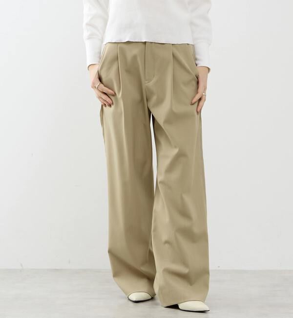 SOFFITTO「【A_/エース】≪防しわ・速乾≫サイドラインパンツ」|その他|キャメル