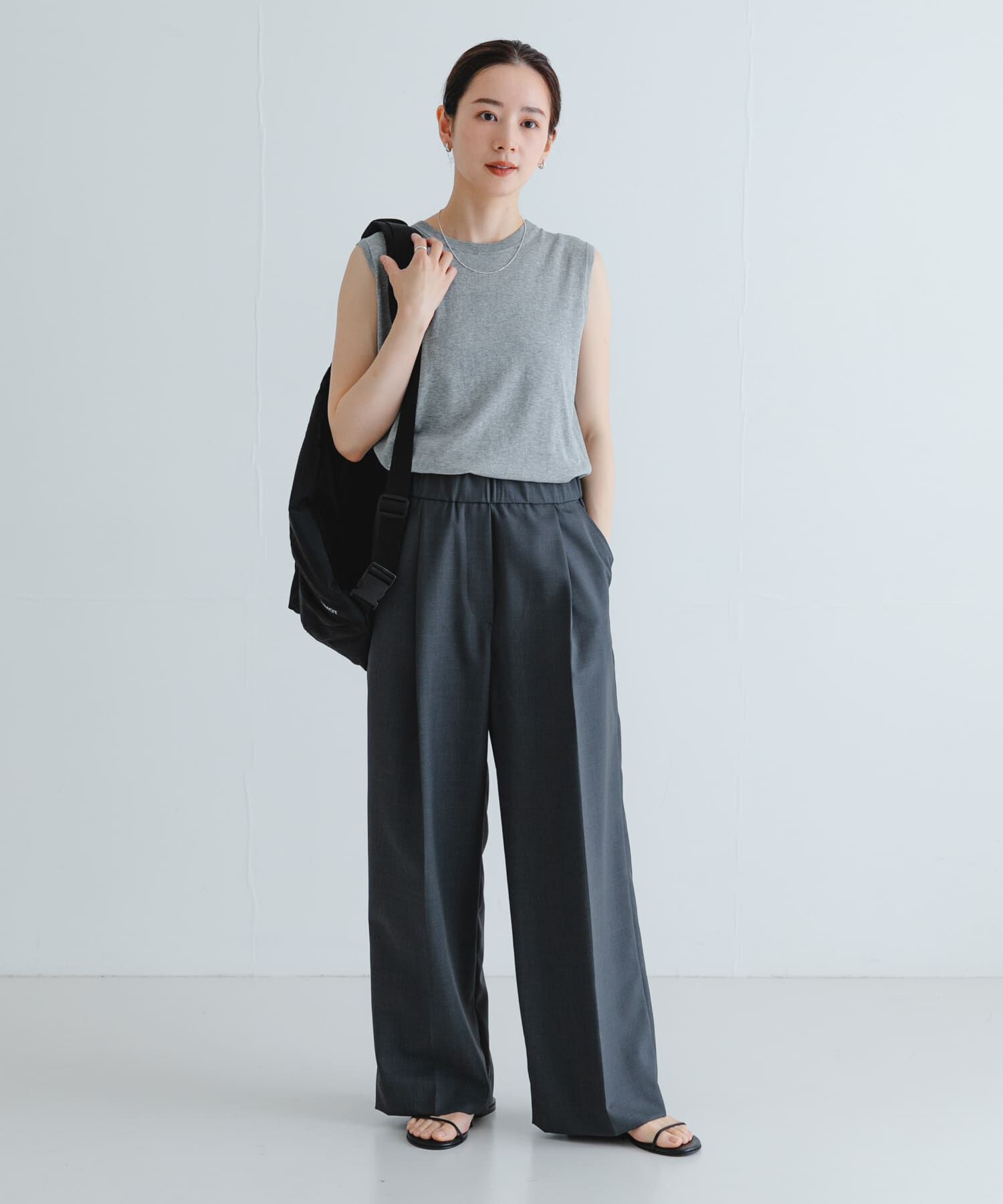 URBAN RESEARCH「『イージーケア』ワイドギャザースラックス」|その他|