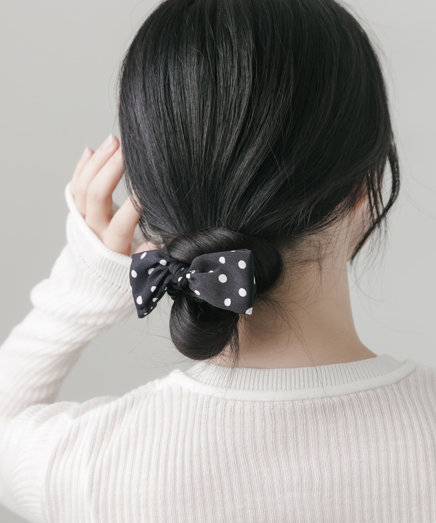 SMELLY「ドットリボン3セットヘアゴム」|ヘアゴム・シュシュ|