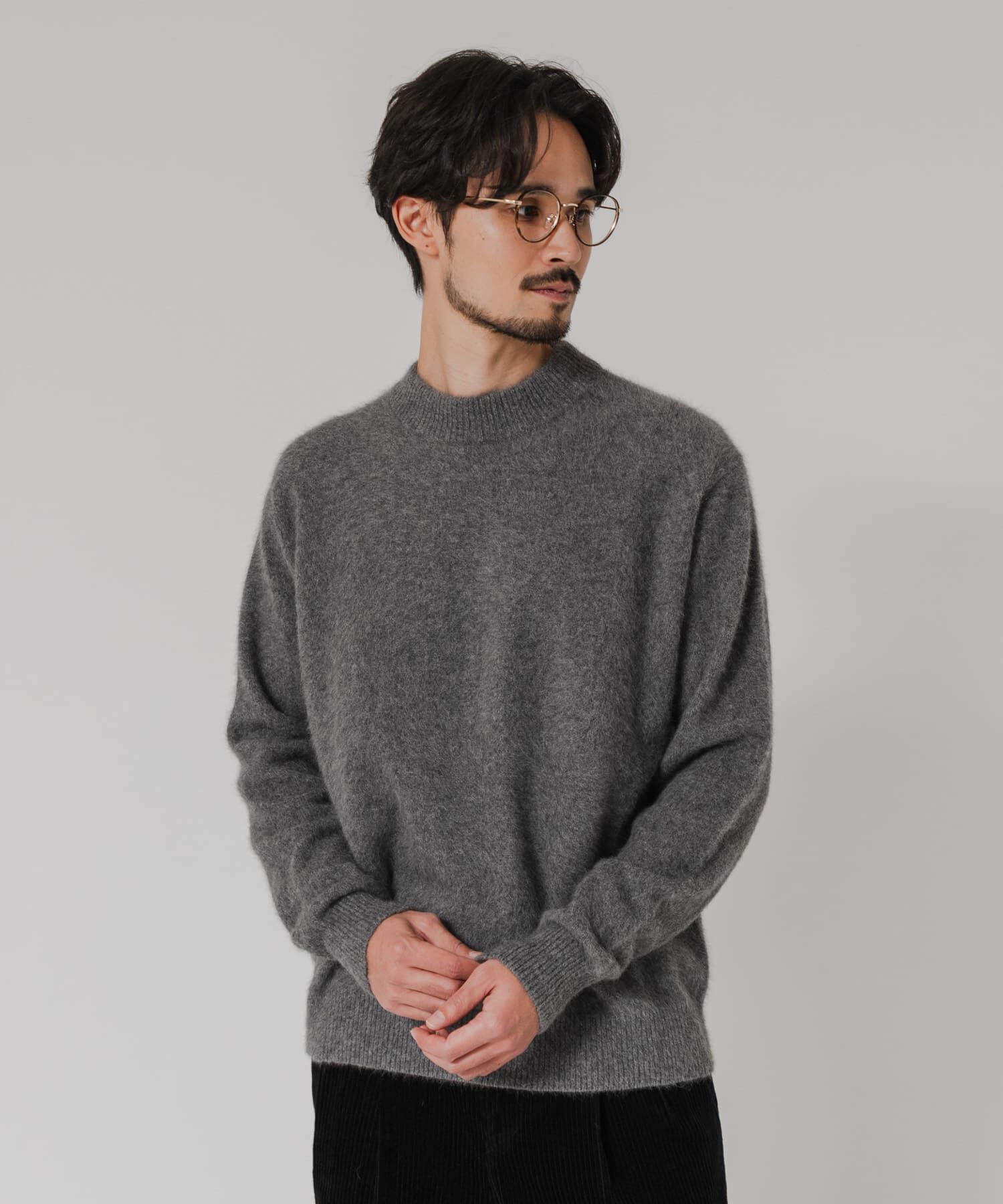 URBAN RESEARCH「FOX CASHMERE CREW-NECK KNIT」|ニット・セーター|