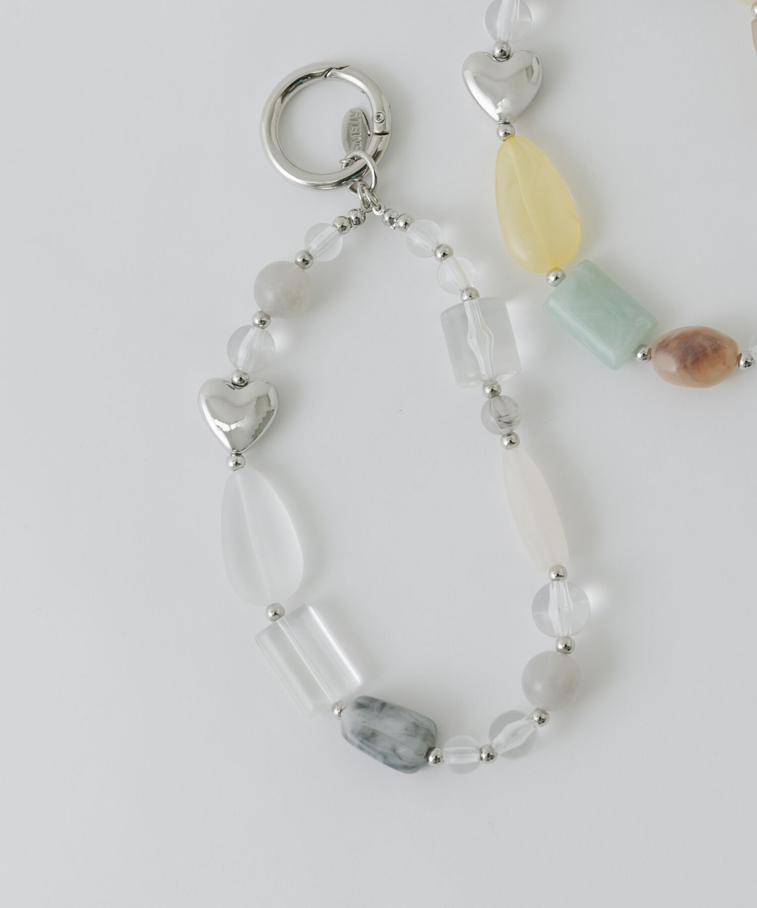 SMELLY「クリアビーズモチーフキーチェーン」|チャーム・キーホルダー|