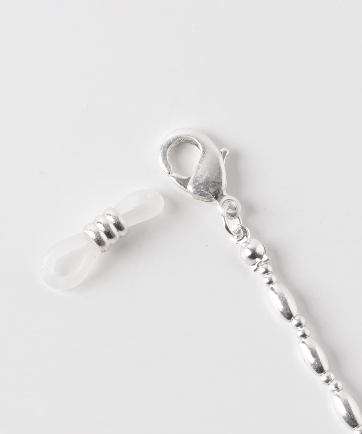 SMELLY「メタルオーバルビーズメガネチェーン」|メガネ|