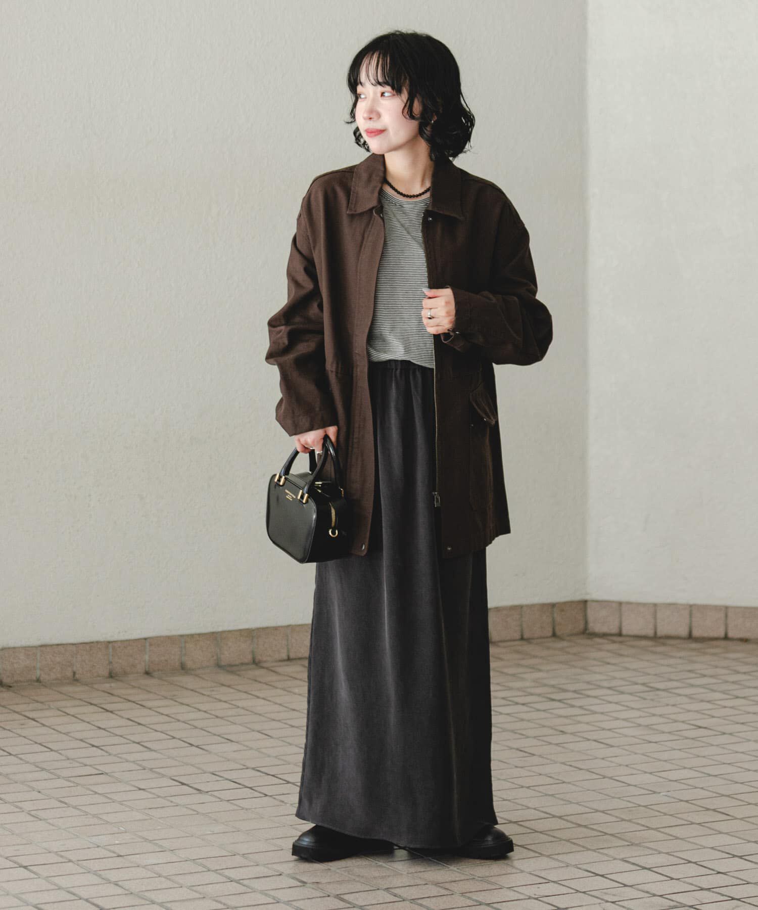 URBAN RESEARCH「キュプラギャザーIラインスカート」|スカート|