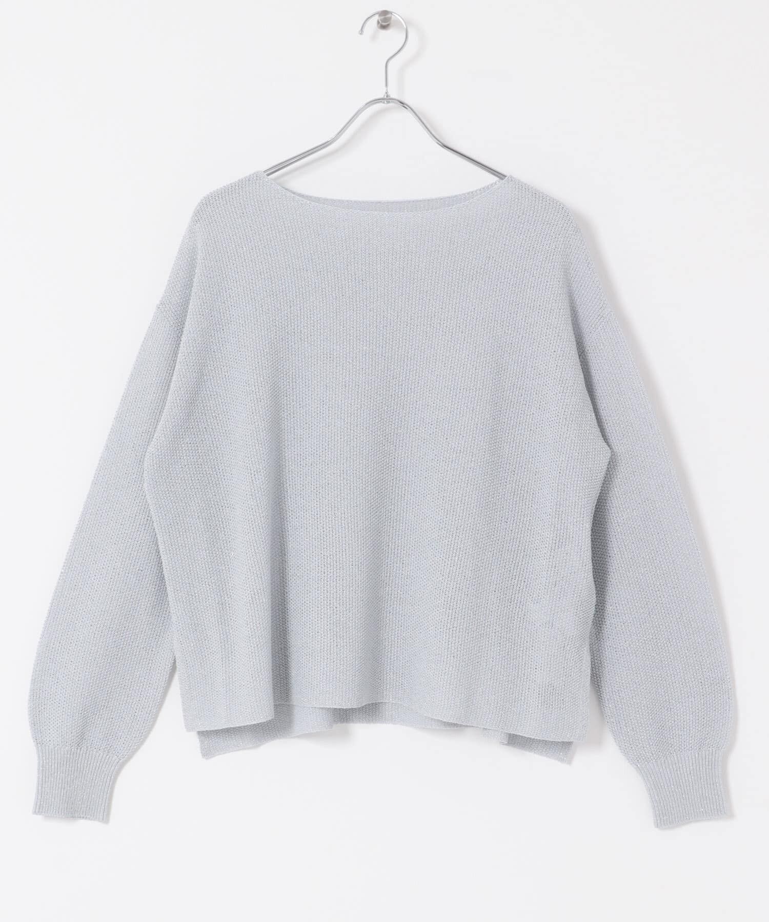 URBAN RESEARCH DOORS「ラメシアーリラックスニット」|ニット・セーター|