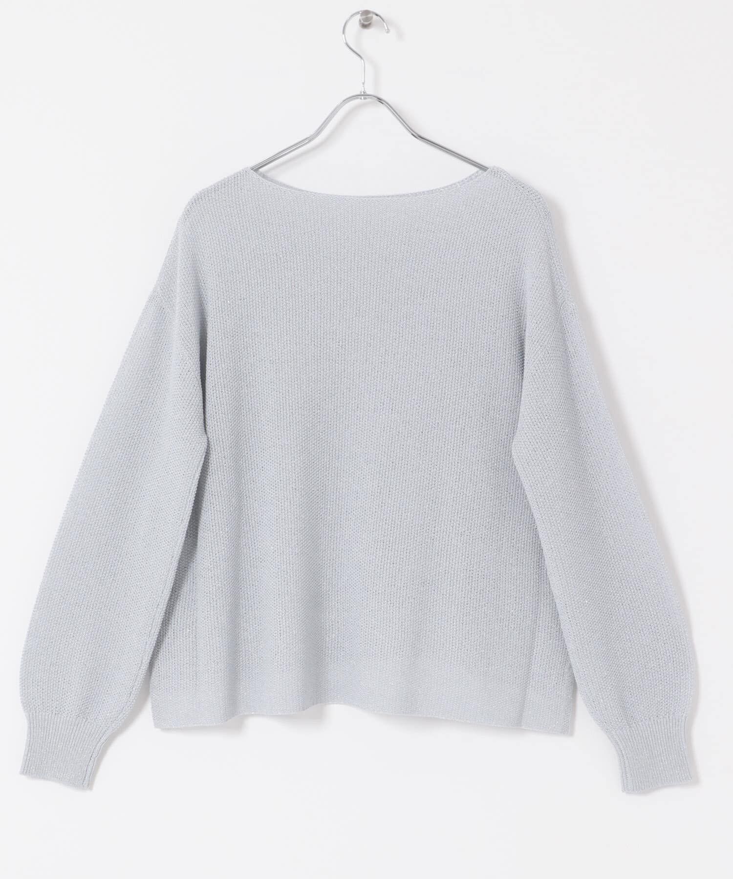 URBAN RESEARCH DOORS「ラメシアーリラックスニット」|ニット・セーター|