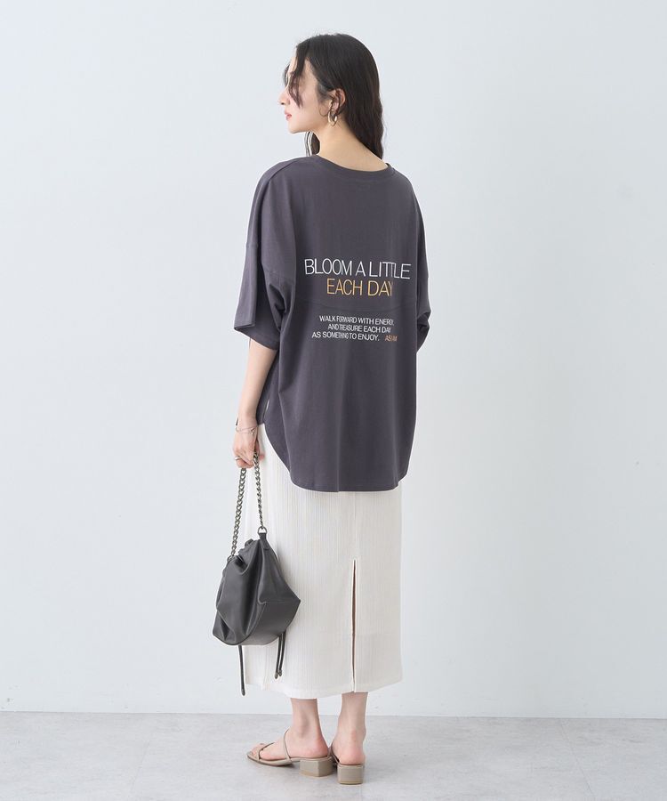 earth music&ecology「ドルマンバックプリントTee」|Tシャツ・カットソー|