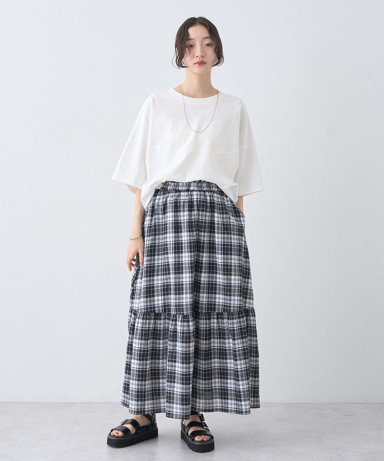 earth music&ecology「ドルマンバックプリントTee」|Tシャツ・カットソー|