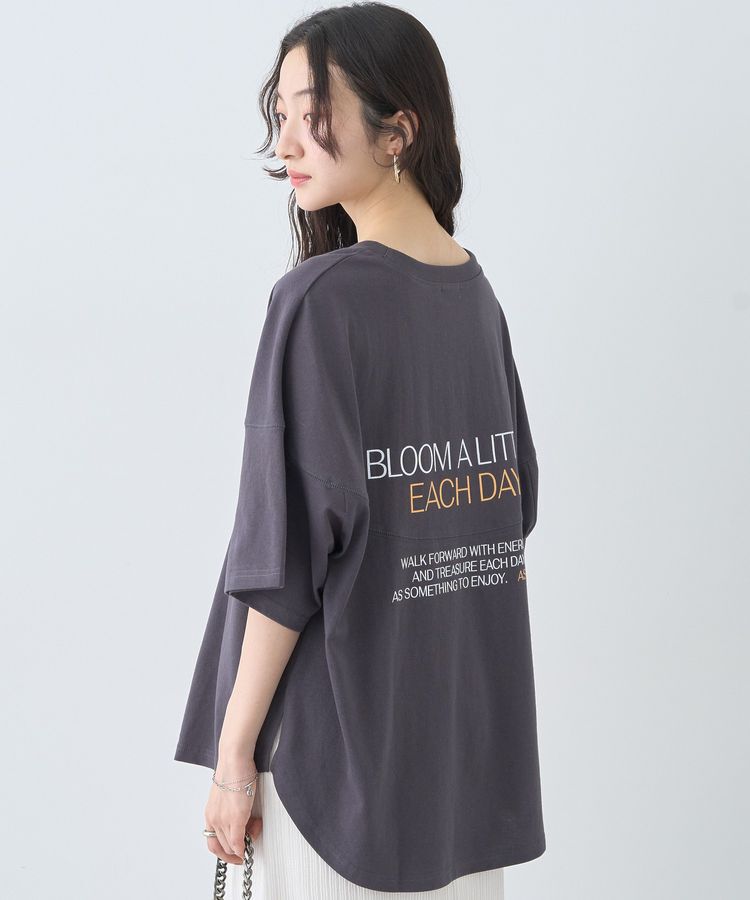 earth music&ecology「ドルマンバックプリントTee」|Tシャツ・カットソー|