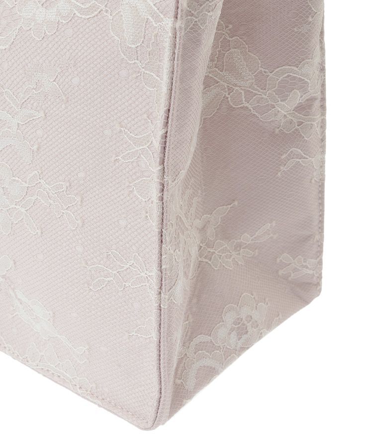 Maison de FLEUR「レースフリルハンドルスクエアトートSバッグ」|トートバッグ|