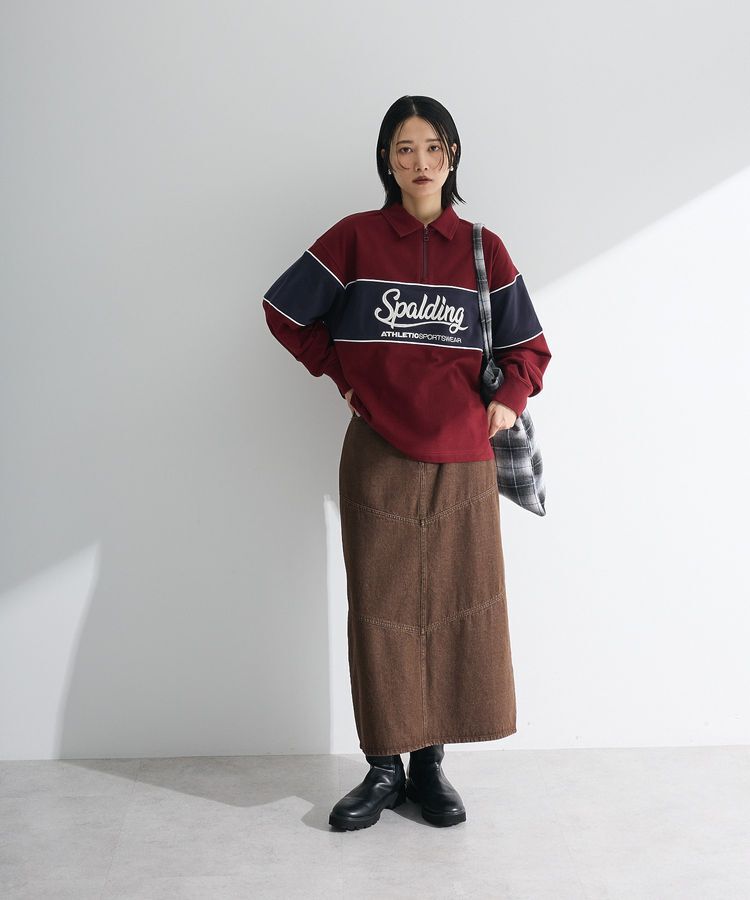 Green Parks「SPALDING別注 ハーフZIPスウェット」|スウェット・ジャージ|