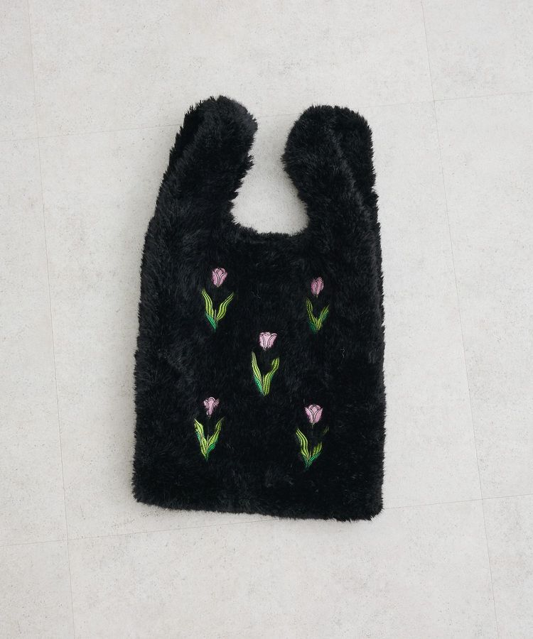 Green Parks「■JOli JOli フローリストファーバッグ」|トートバッグ|Black