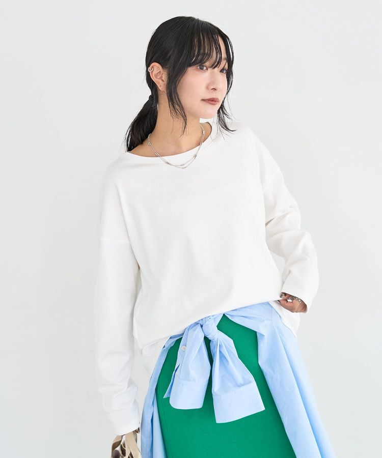 Green Parks「サイドタックプルオーバー」|Tシャツ・カットソー|Off White