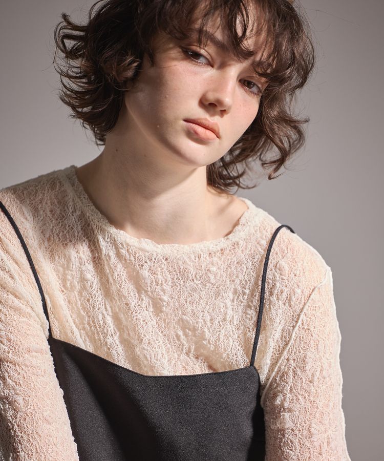 GARAGE OF GOOD CLOTHING「レースクルーネックプルオーバー」|Tシャツ・カットソー|