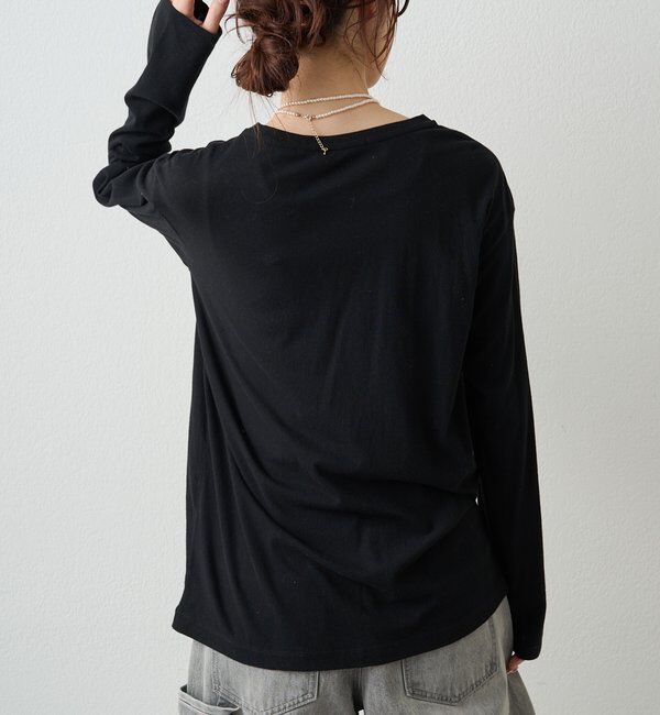  「【春カラーで登場！】コットンシアーカットソー」|プルオーバー|