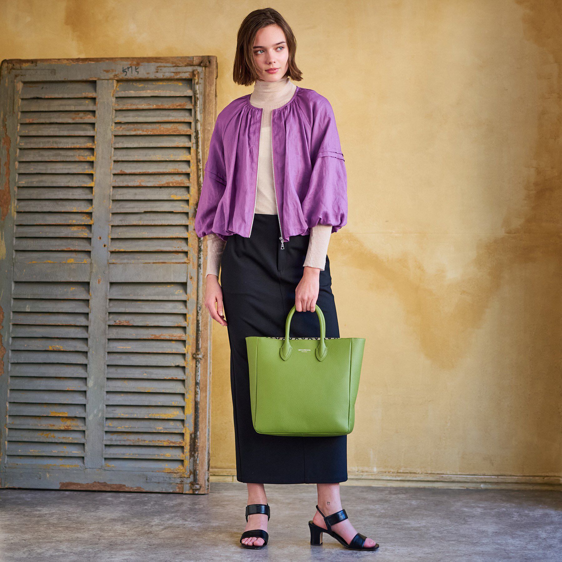 DRESSTERIOR「【洗える/リネン100％】ウォッシャブルペーパーリネンブルゾン」|ブルゾン・スタジャン|