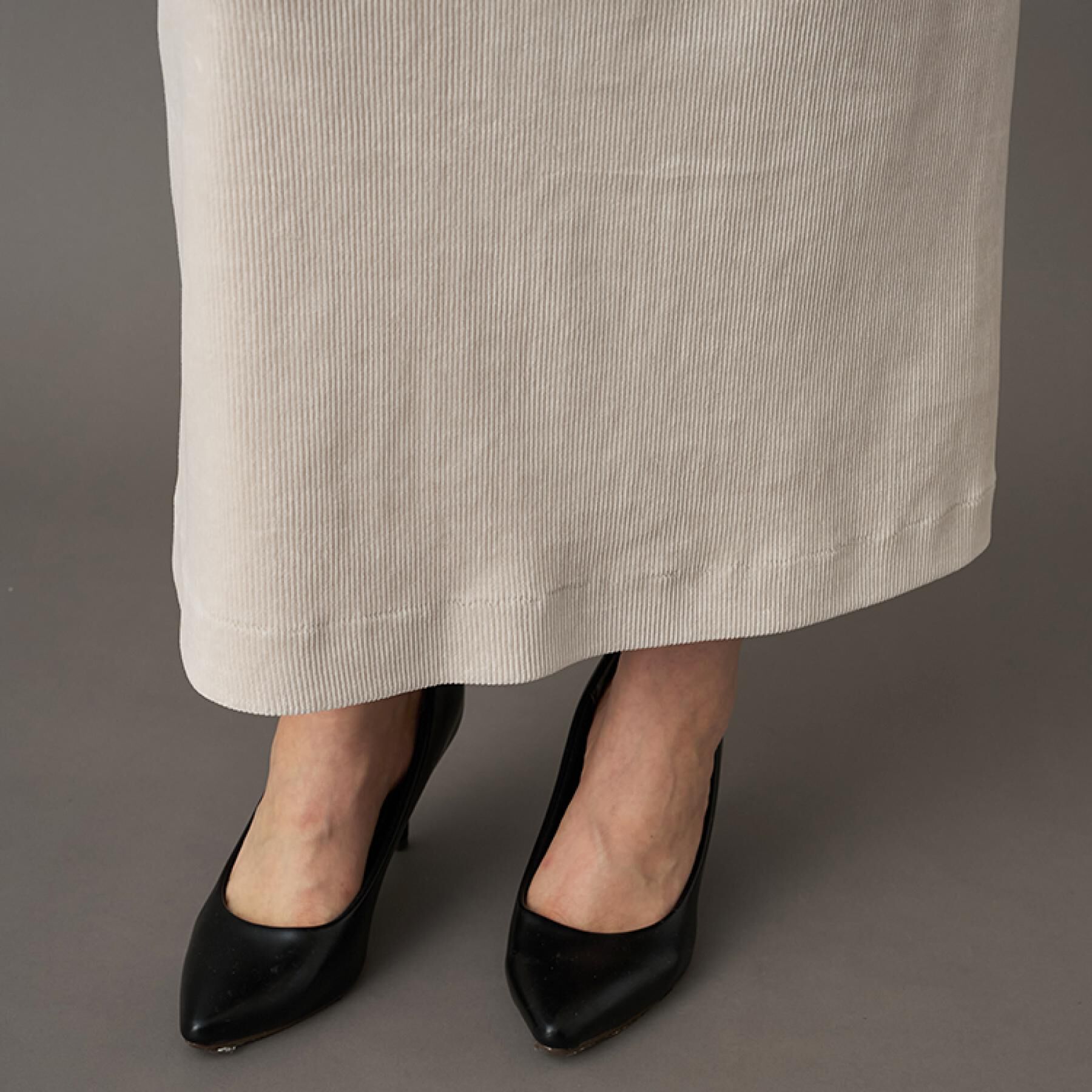 DRESSTERIOR「コーデュロイジャージタイトスカート」|スカート|