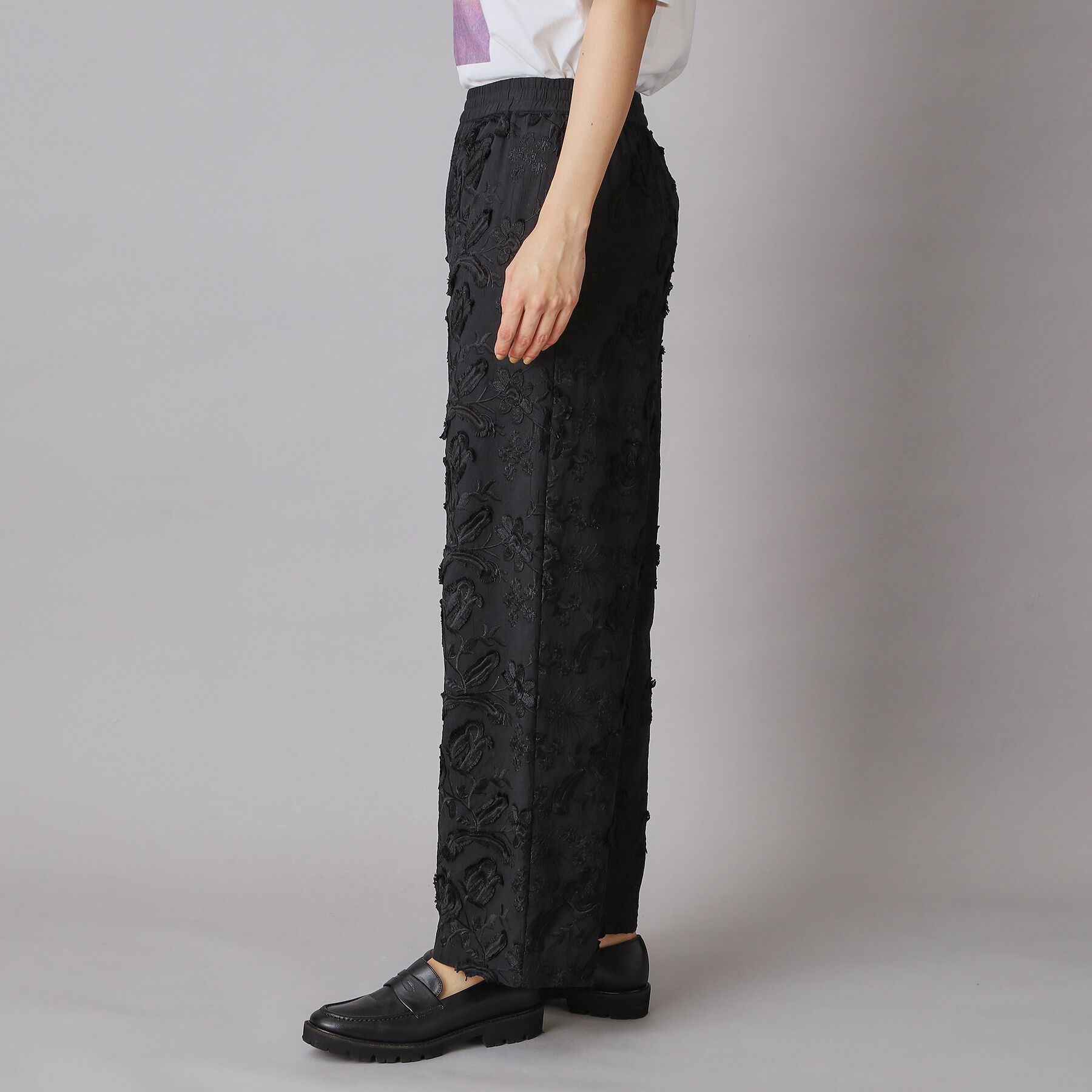 DRESSTERIOR「【ウォッシャブル/ウエストゴム】コットンエンブロイダリー イージーパンツ」|その他|