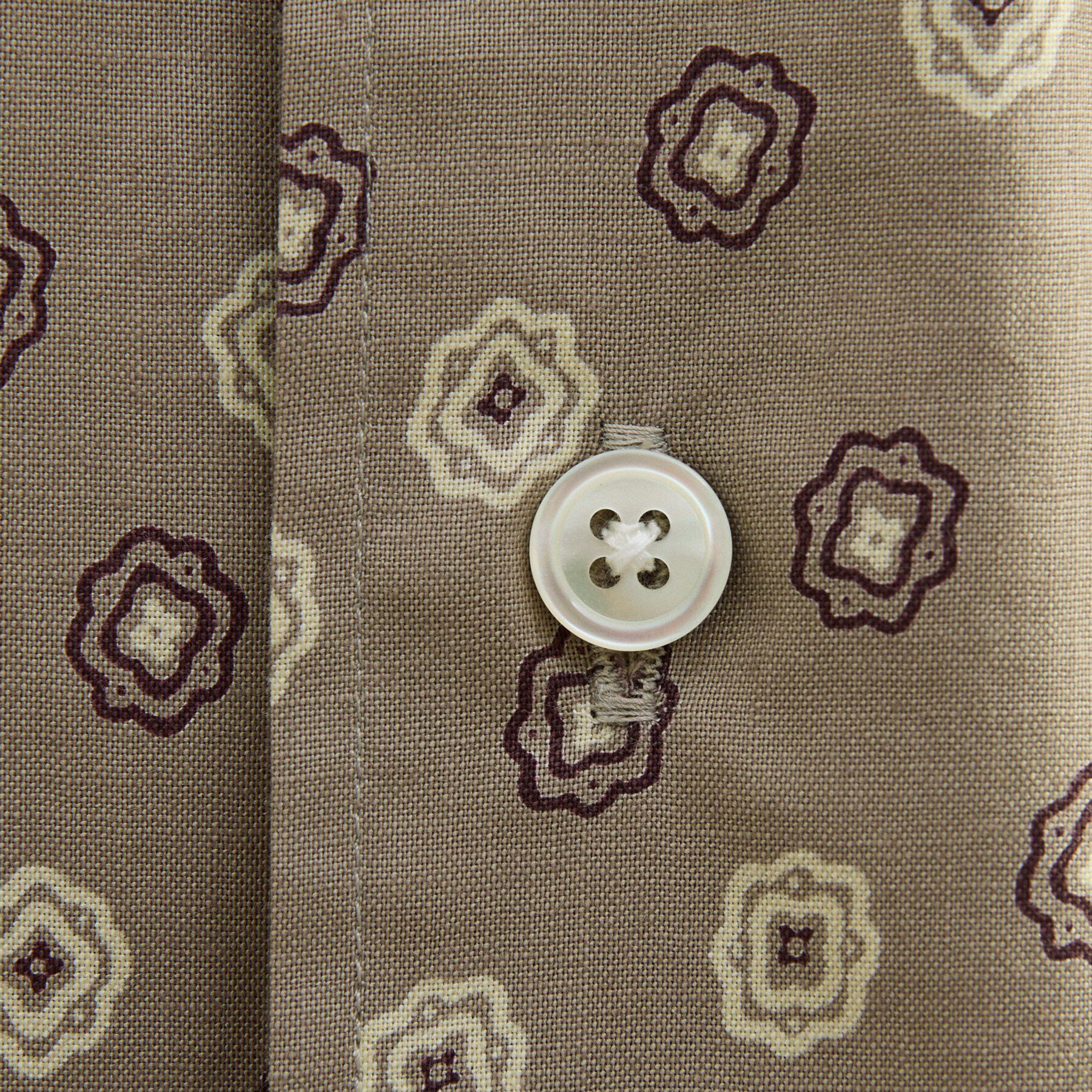 40CARATS&525「小紋プリントシャツ」|シャツ・ブラウス|