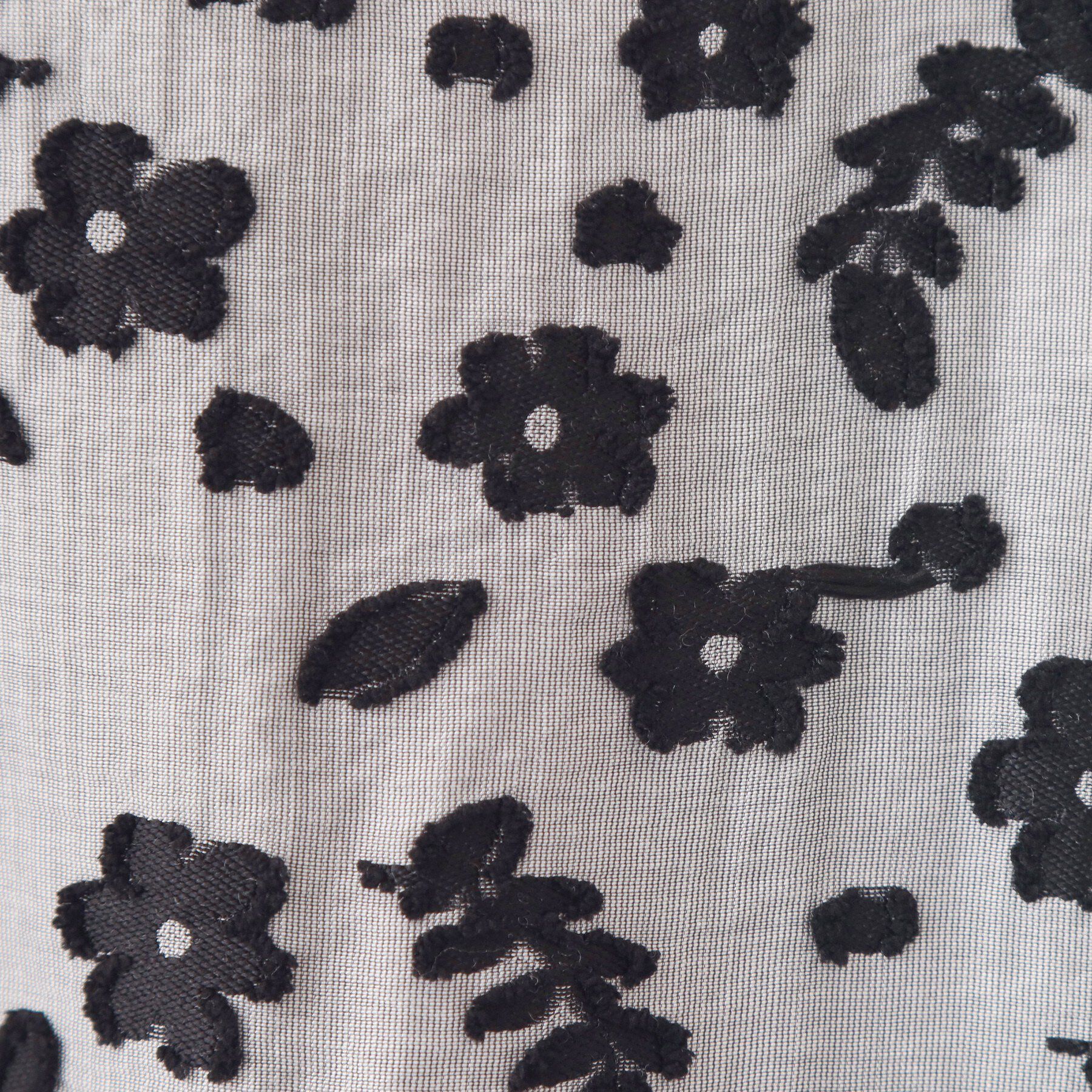 index「麻調花柄ジャカードフレアスカート【洗える】」|スカート|