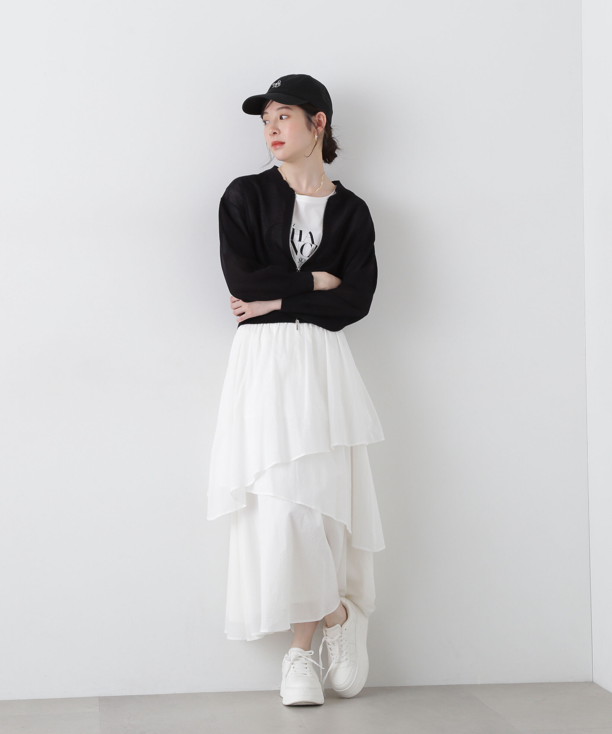 PROPORTION BODY DRESSING「シアーニットブルゾン」|ブルゾン・スタジャン|