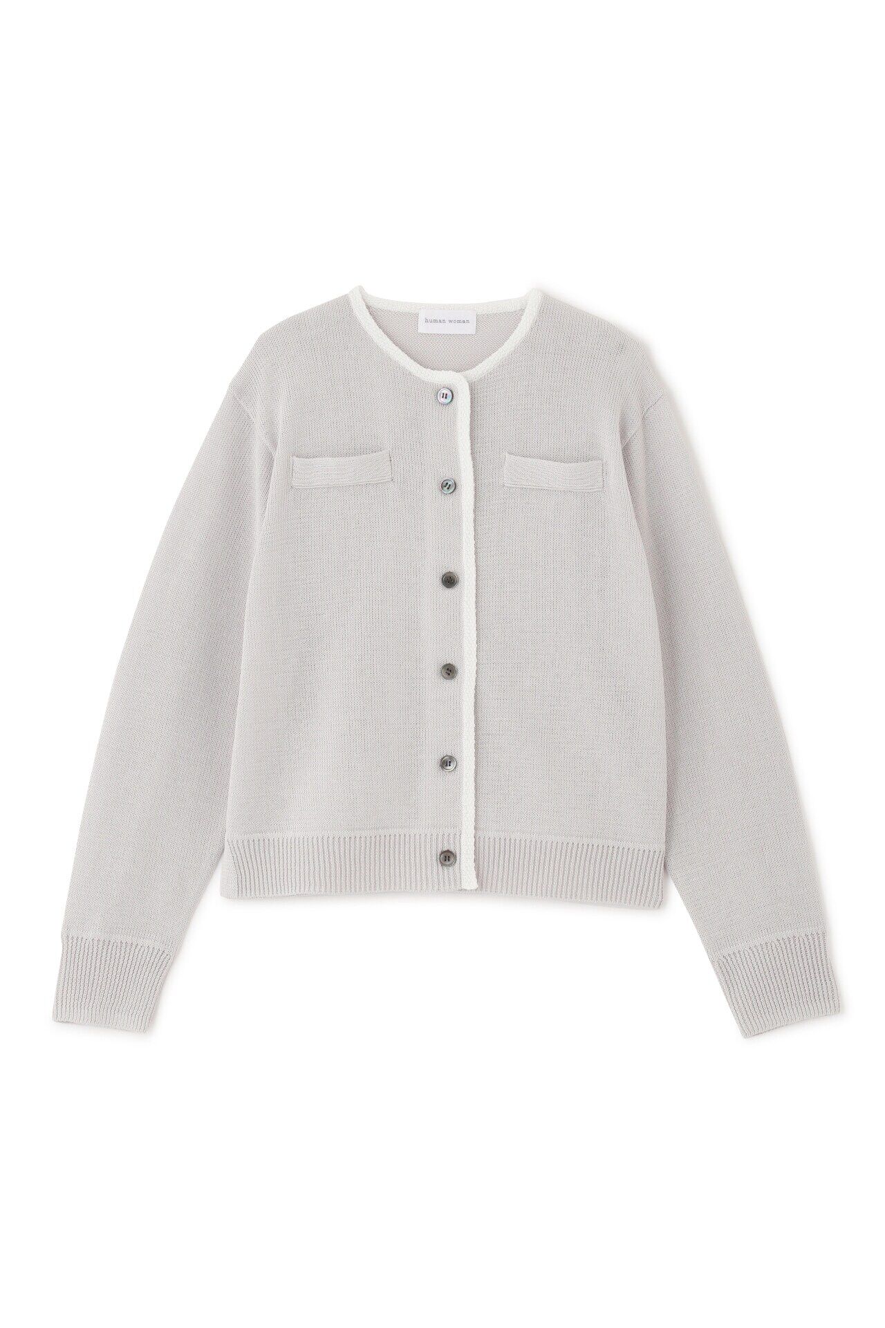  「◆【ウォッシャブル】ミドルゲージギマカーディガン」|ニット・セーター|