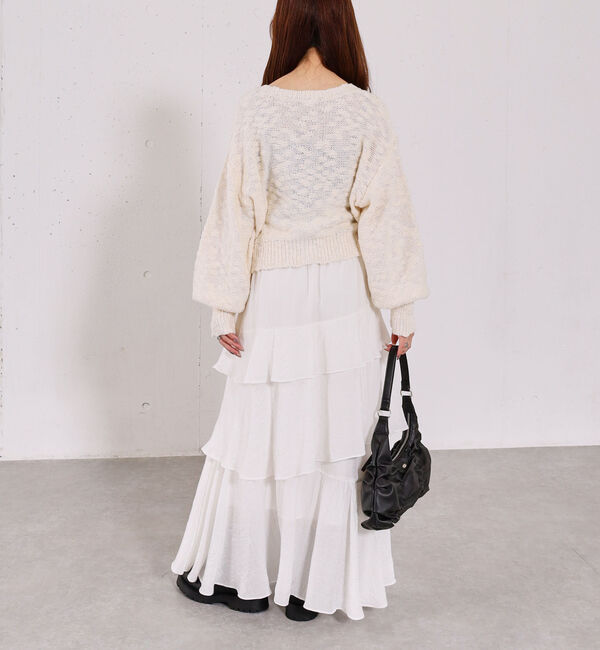 archives「スラブニットカーディガン」|カーディガン|