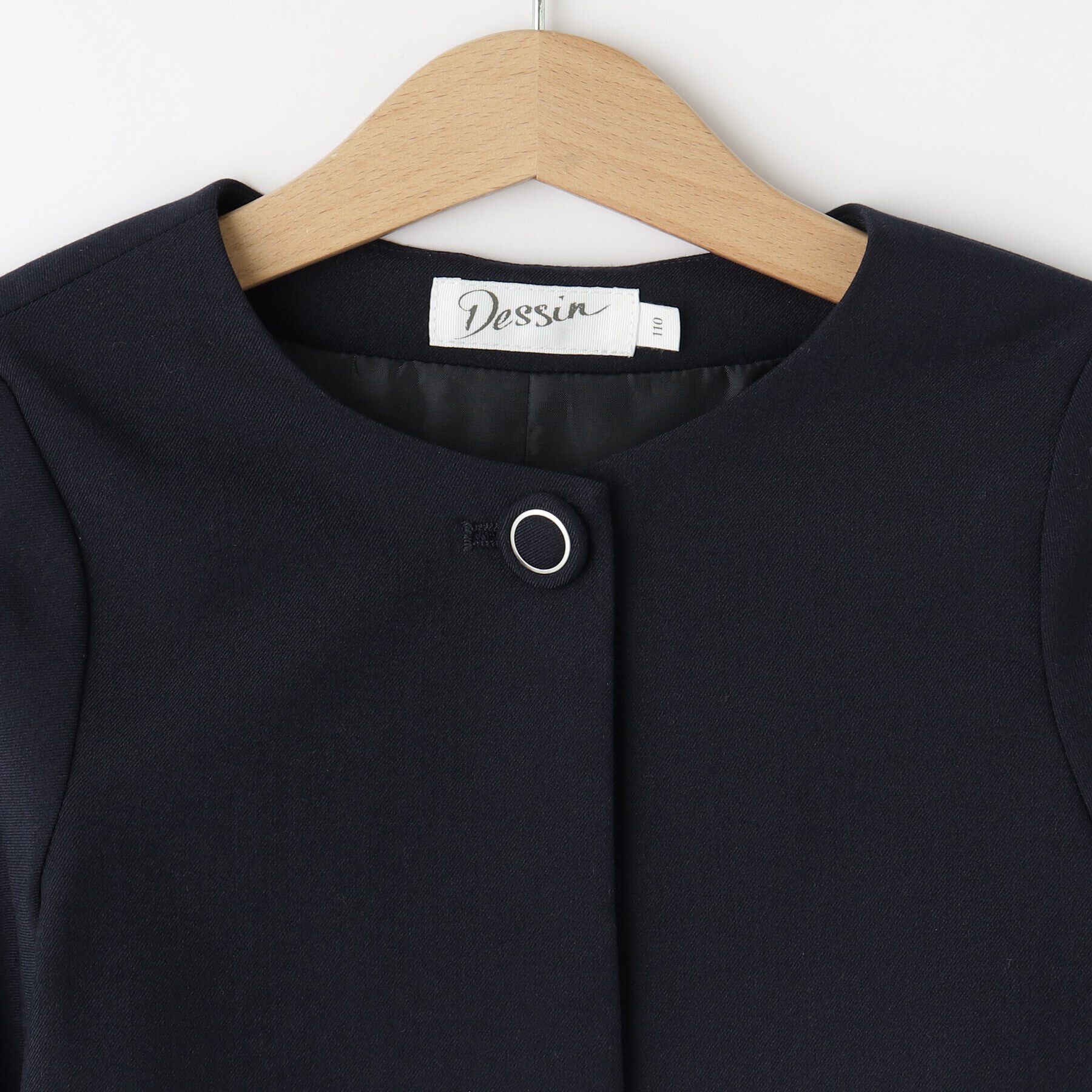 Dessin「【セレモニー】ボタン付きボレロ」|ノーカラージャケット|