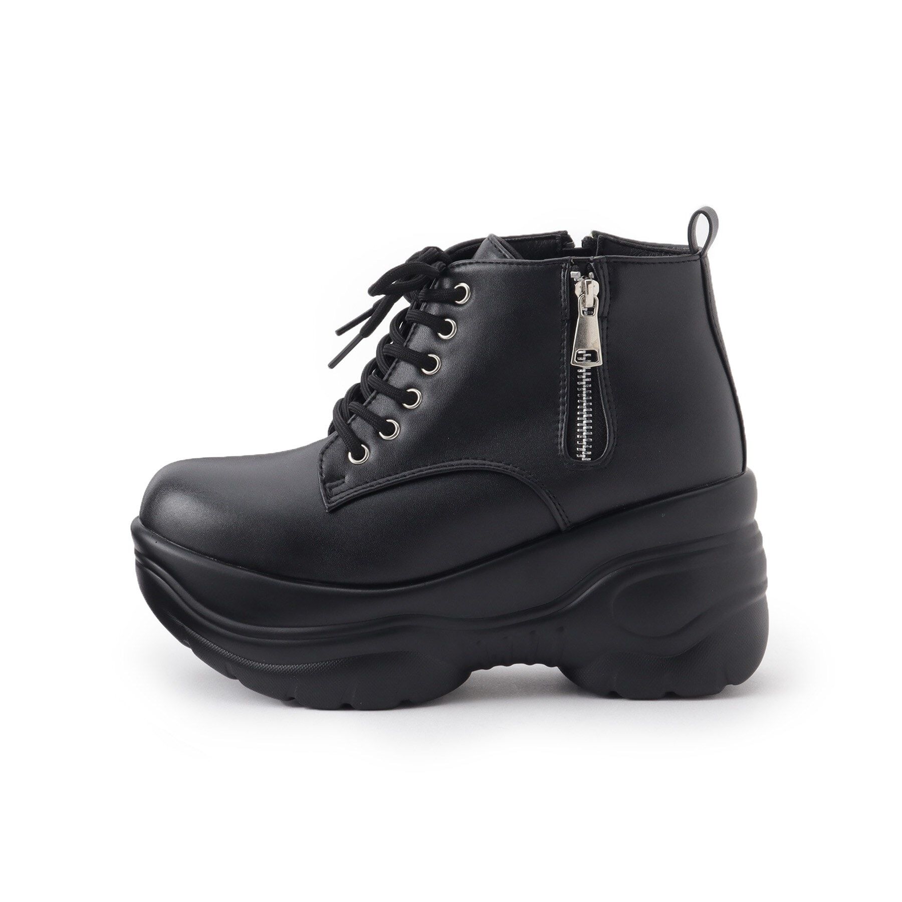 csT&P「厚底サイドジップスニーカー」|スニーカー|