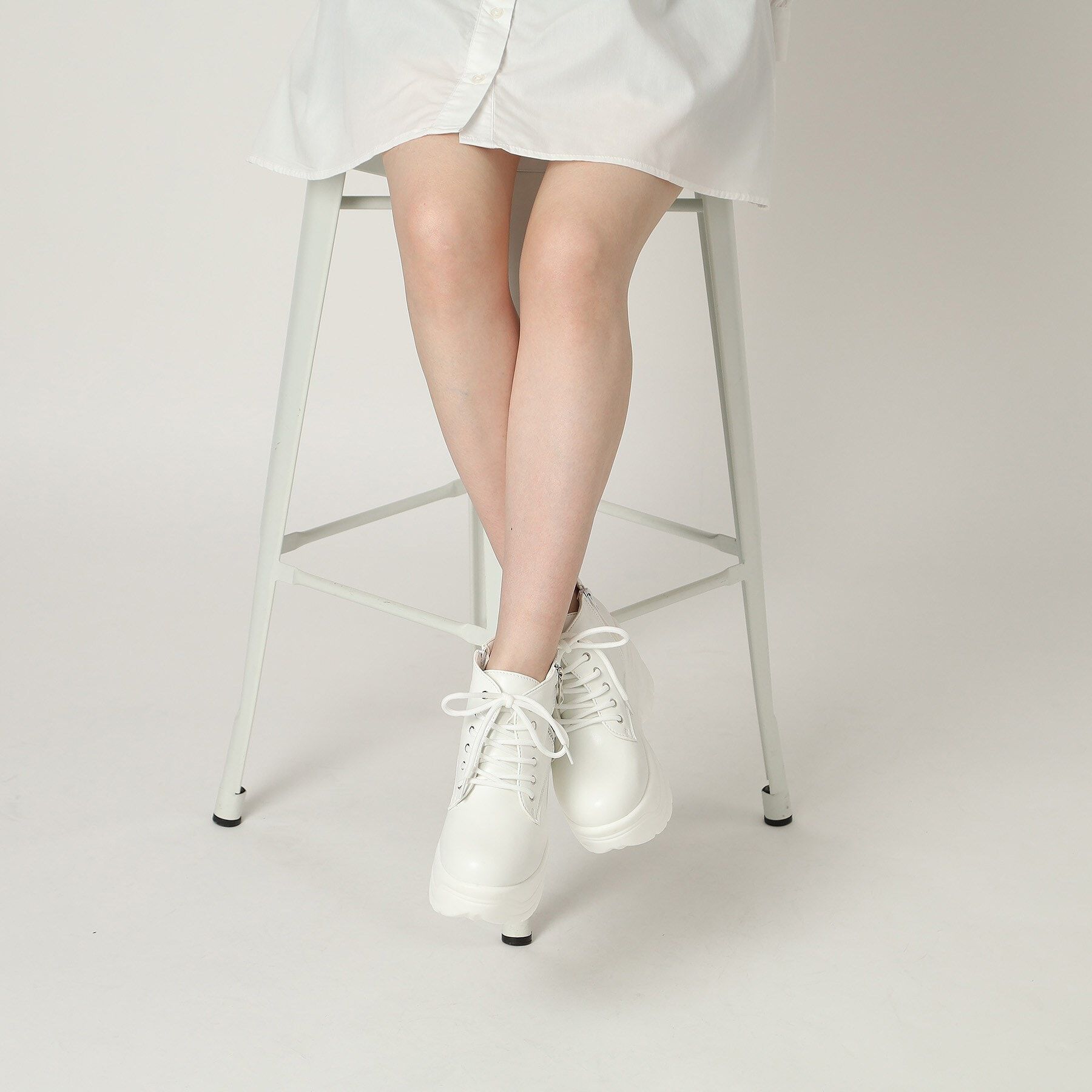 csT&P「厚底サイドジップスニーカー」|スニーカー|