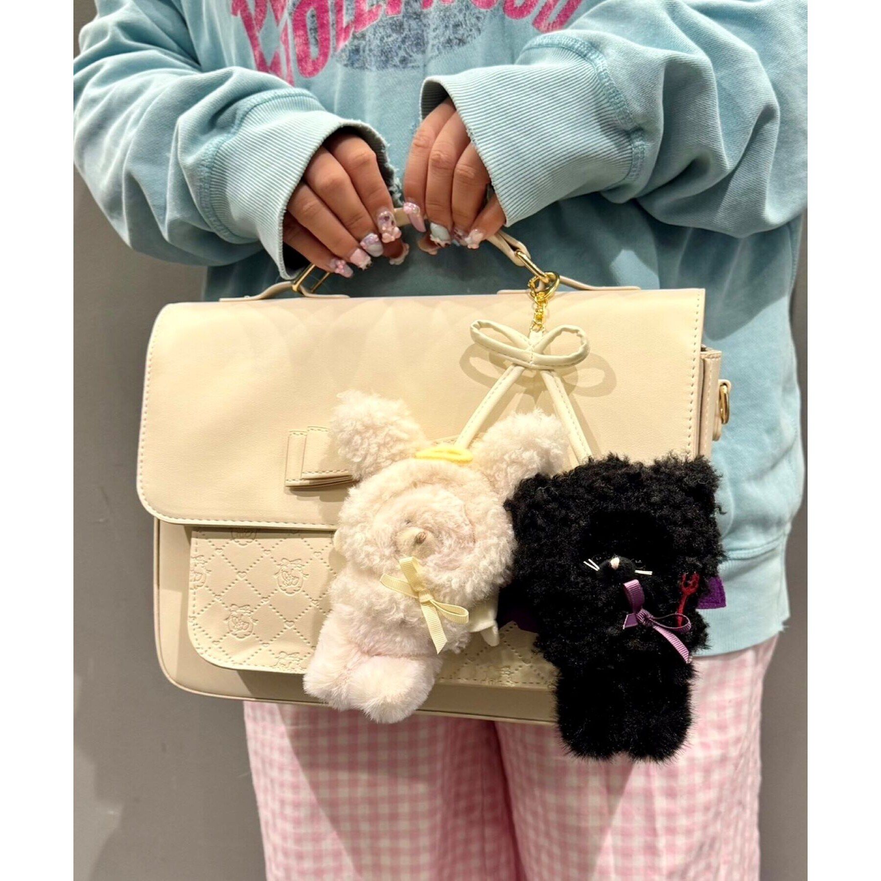 Ober Tashe「【推し活グッズ】天使と悪魔推しぬいポンチョキーホルダー」|キーケース|