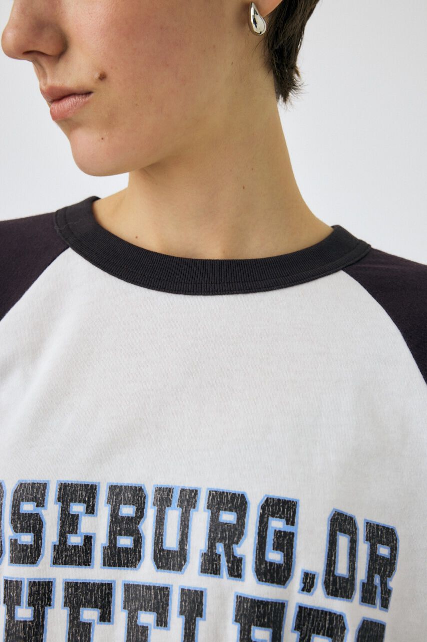 MOUSSY「WHEELERS ラグラン TEE」|Tシャツ・カットソー|