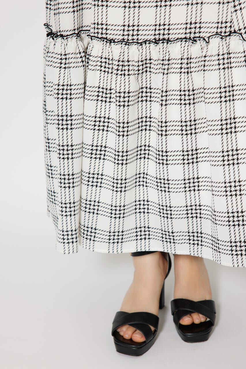 rienda「フリルウエストオープンワンピース」|ワンピース|