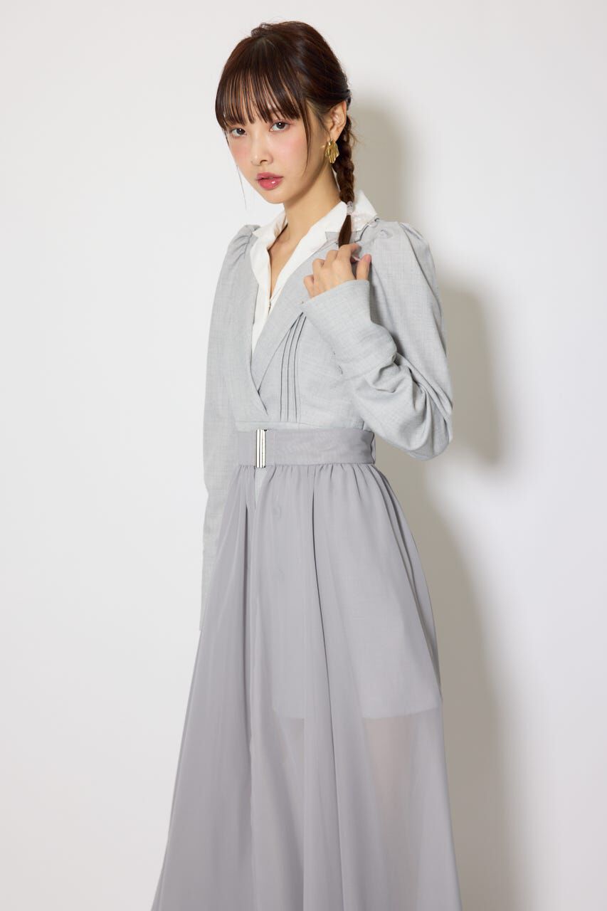 rienda「2WAYテーラーWカラーワンピース」|ワンピース|