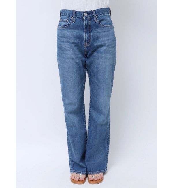 Ungrid「ハイウエストストレッチフレアデニム」|デニム|