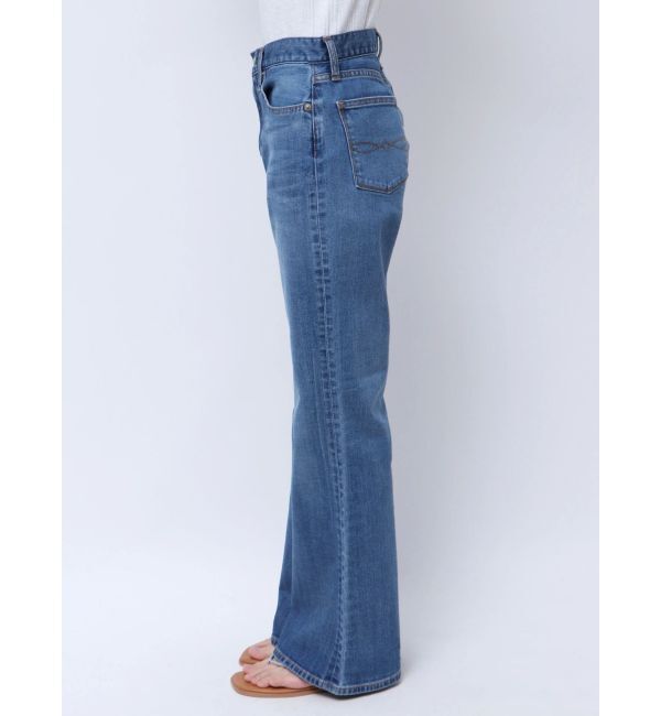 Ungrid「ハイウエストストレッチフレアデニム」|デニム|