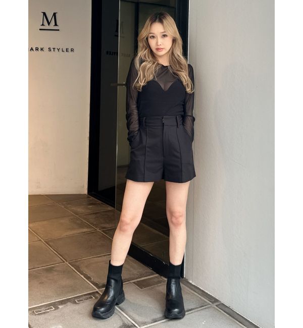 GYDA「ハイウエストセンタープレスショートパンツ【SETUP着用可】」|その他|