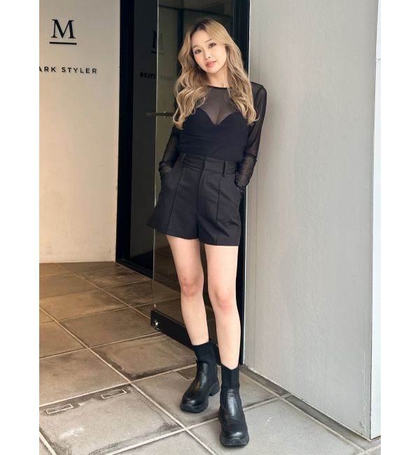 GYDA「ハイウエストセンタープレスショートパンツ【SETUP着用可】」|その他|