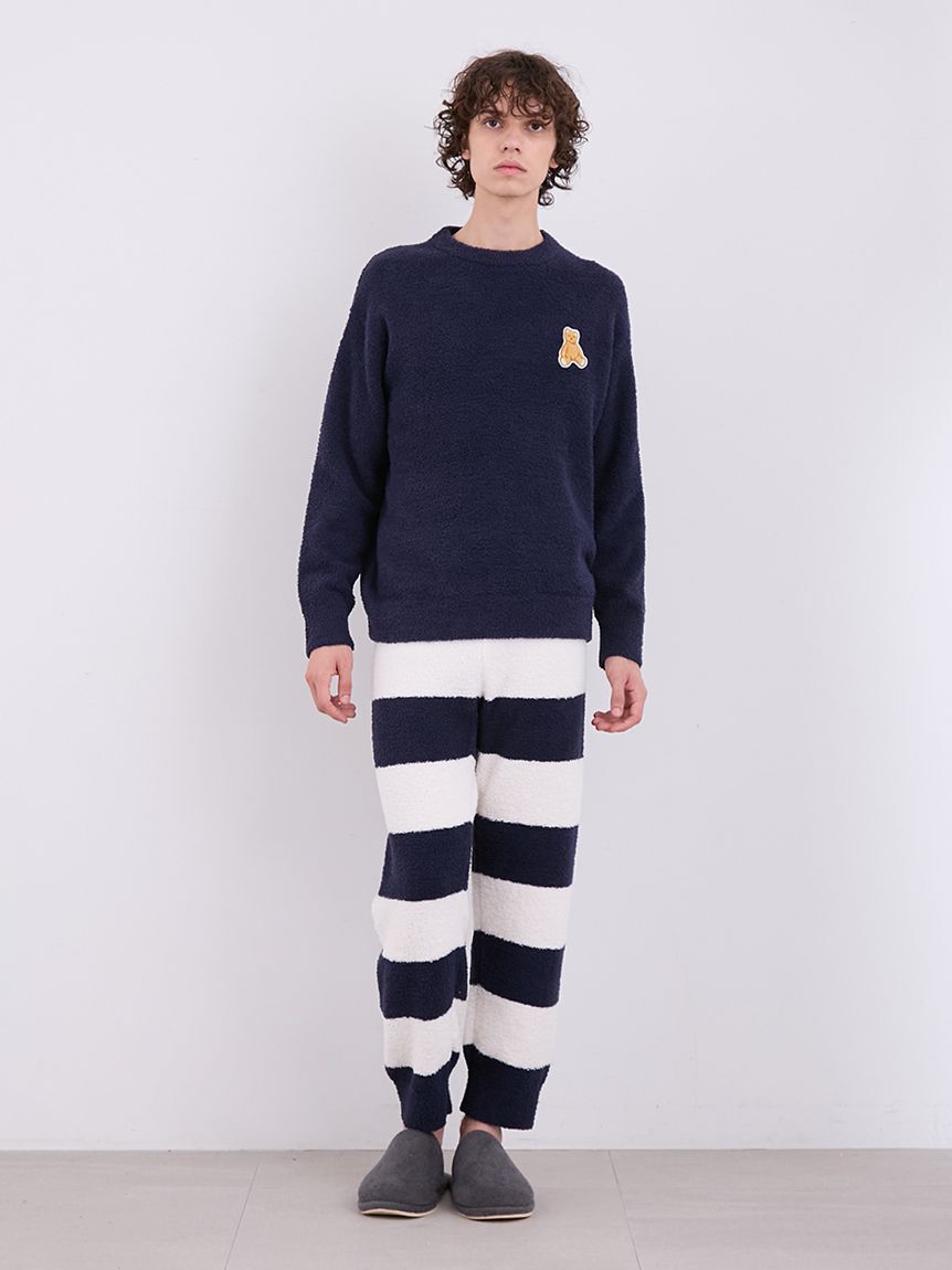【ONLINE限定】ベビモコベアさがらプルオーバー＆ロングパンツセット gelato pique（ジェラートピケ）の「【ONLINE限定】ベビモコベアさがら