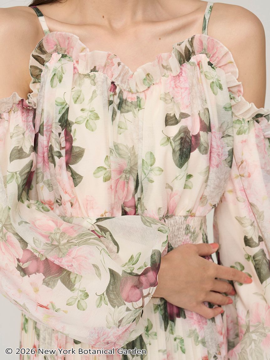 SNIDEL「NYBG ギャザープリーツワンピース」|ワンピース|