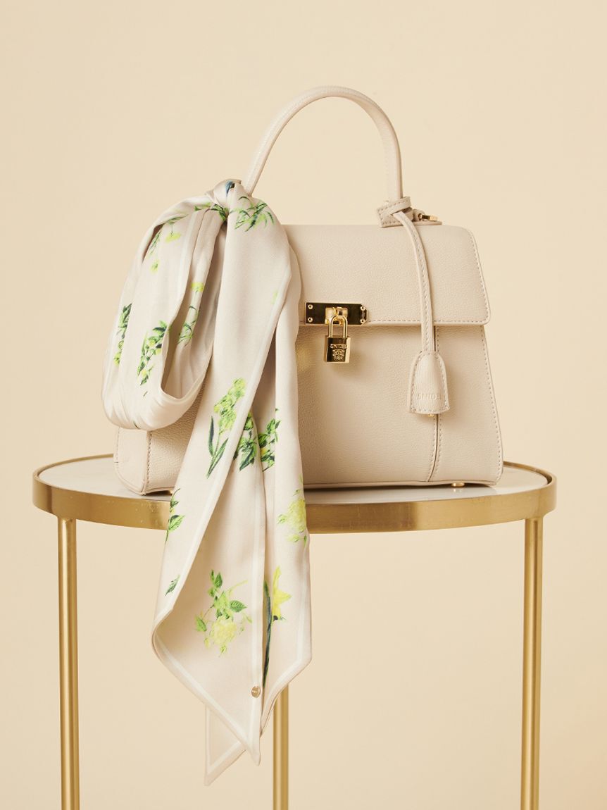 SNIDEL「スカーフパッドロックバッグ」|ハンドバッグ|IVR