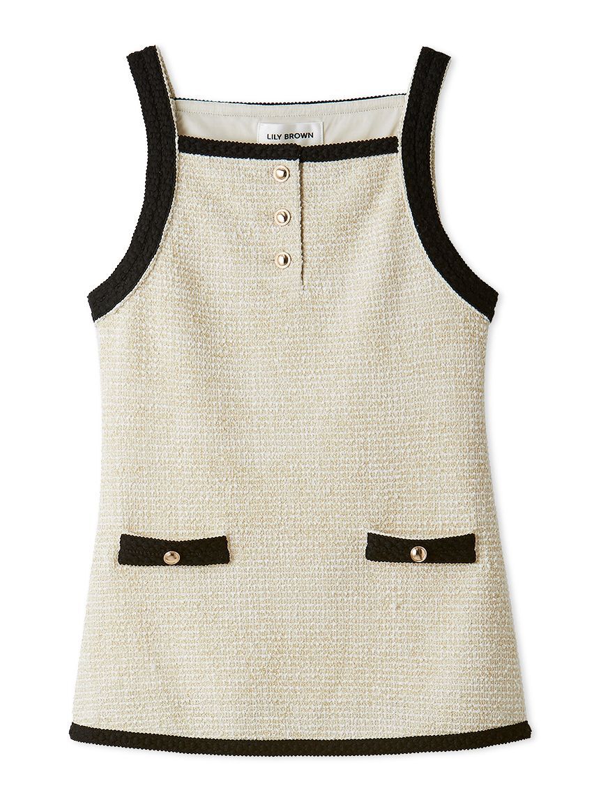 LILY BROWN「カットツイードセットアップ」|ワンピース|