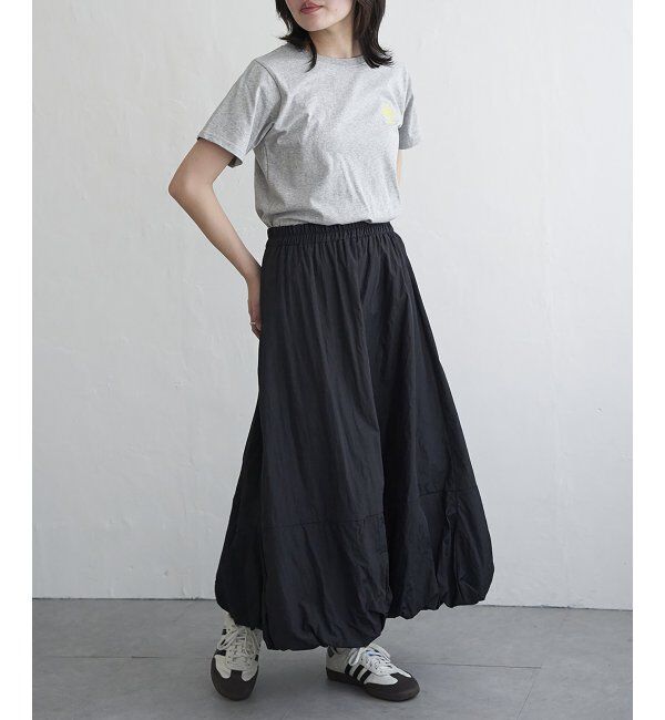 VENCE share style「天竺フラワー刺繍コンパクトTシャツ」|Tシャツ・カットソー|