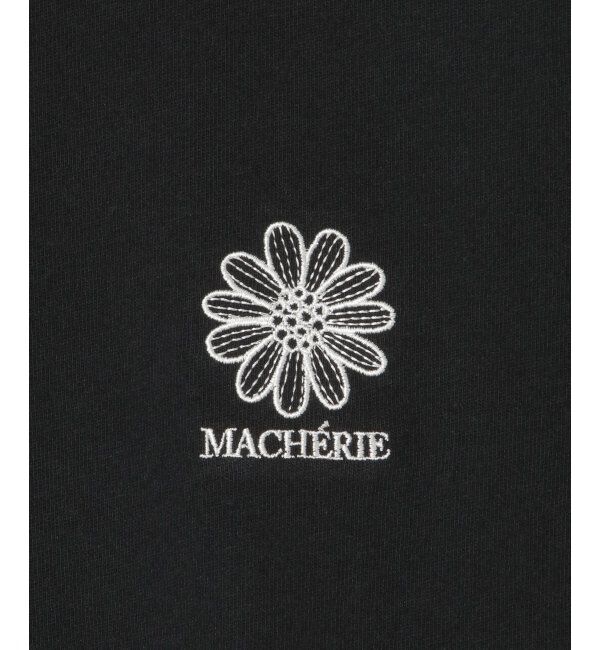 VENCE share style「天竺フラワー刺繍コンパクトTシャツ」|Tシャツ・カットソー|