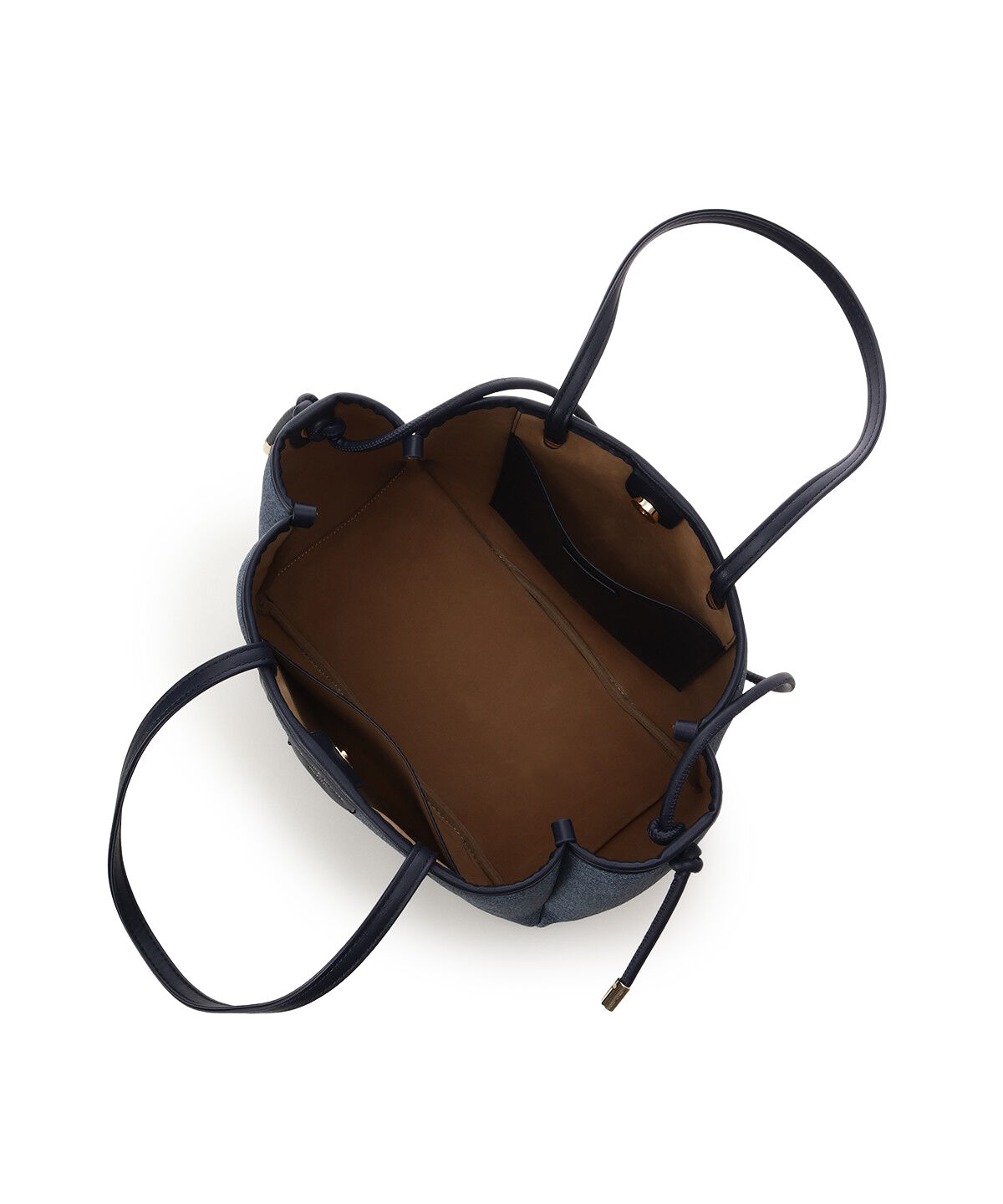 Samantha Thavasa「デニム調キャンバスデザイン 合皮トートバッグ 大サイズ」|トートバッグ|