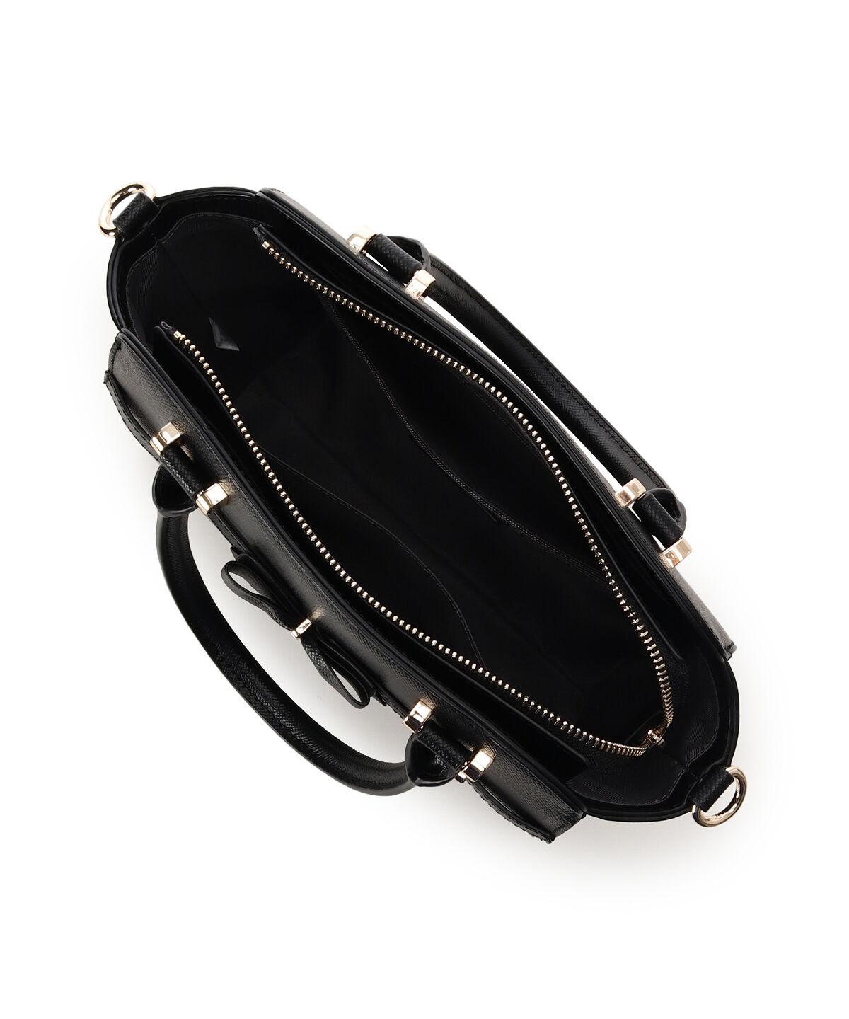 Samantha Vega「フローラルアクセントリボンハンドバッグ」|ハンドバッグ|